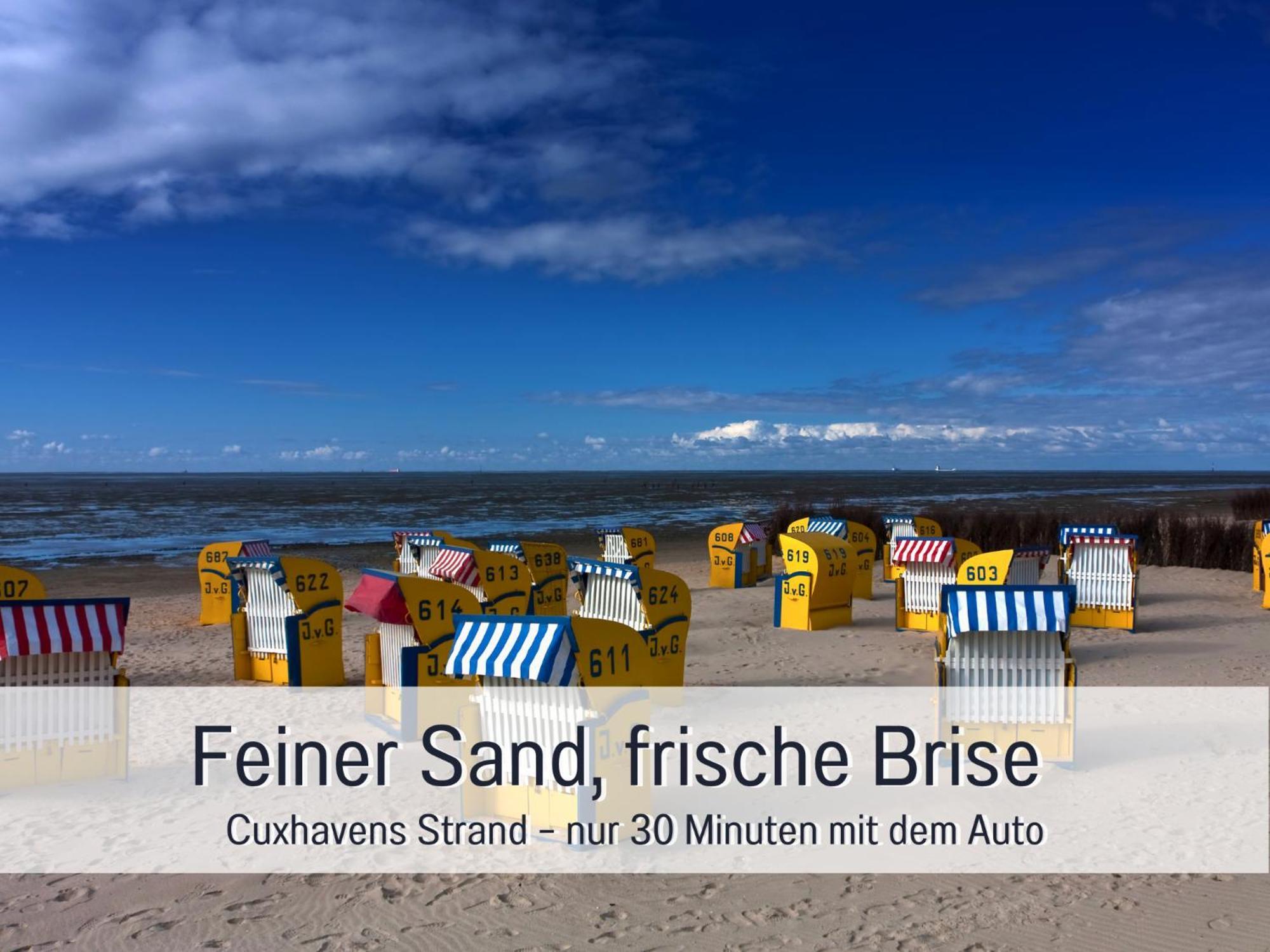 "Bremerhaven-Langen" In Geestland-Langen - Modern Eingerichtete Fewo Mit Garten, Wlan & Parkplatz - Ruhig & Stadtnah Exterior foto
